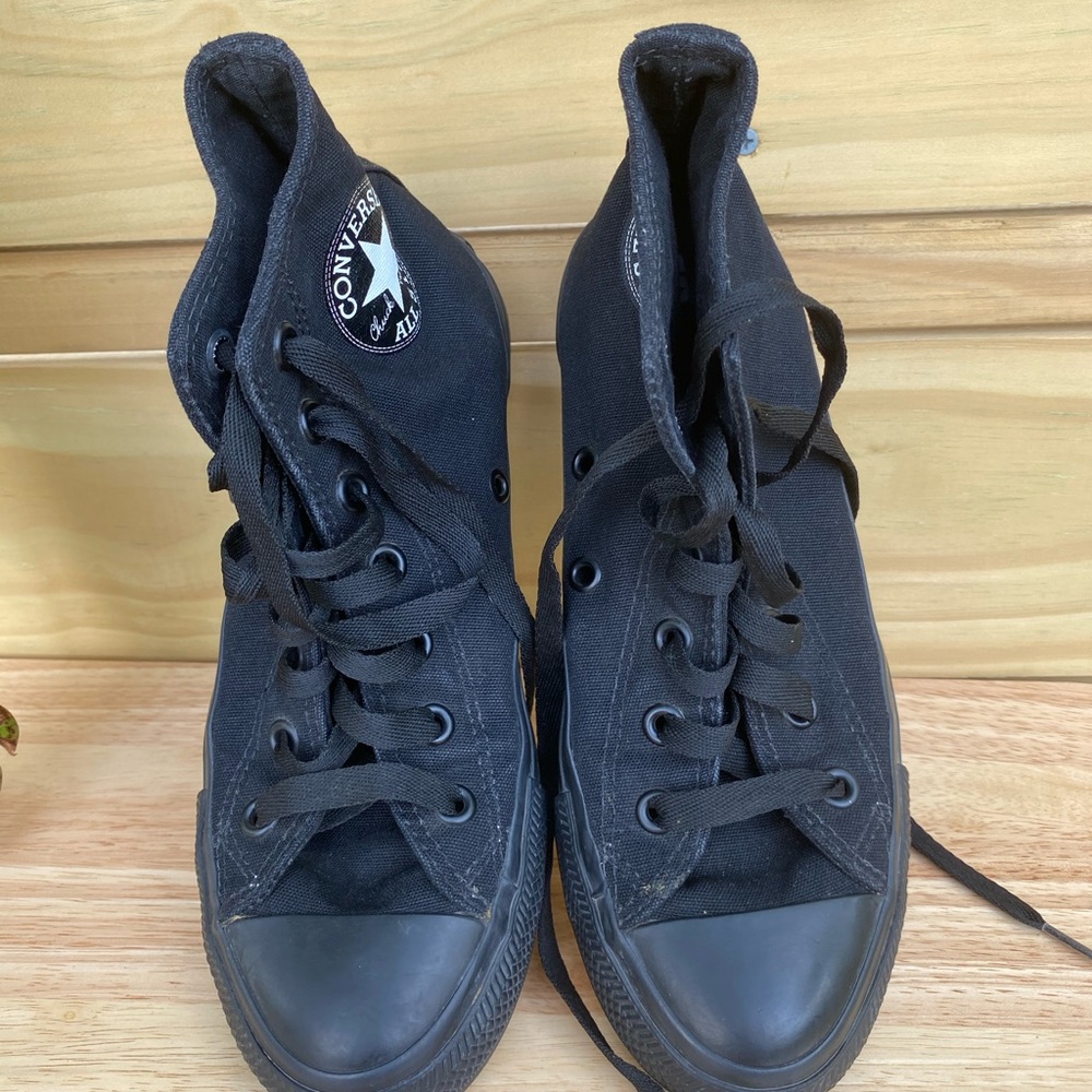 Converse All Star Black Chuck Taylor Canvas High-Top Sneakers